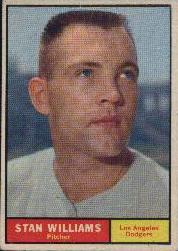 1961 Topps Baseball Cards      190     Stan Williams